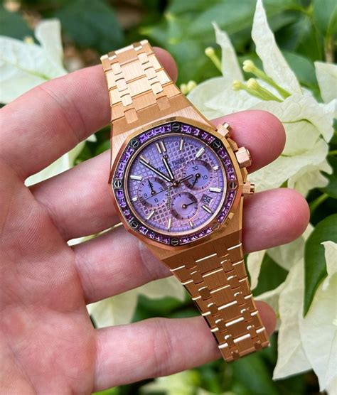 audemars piguet purple face|audemars piguet amethyst.